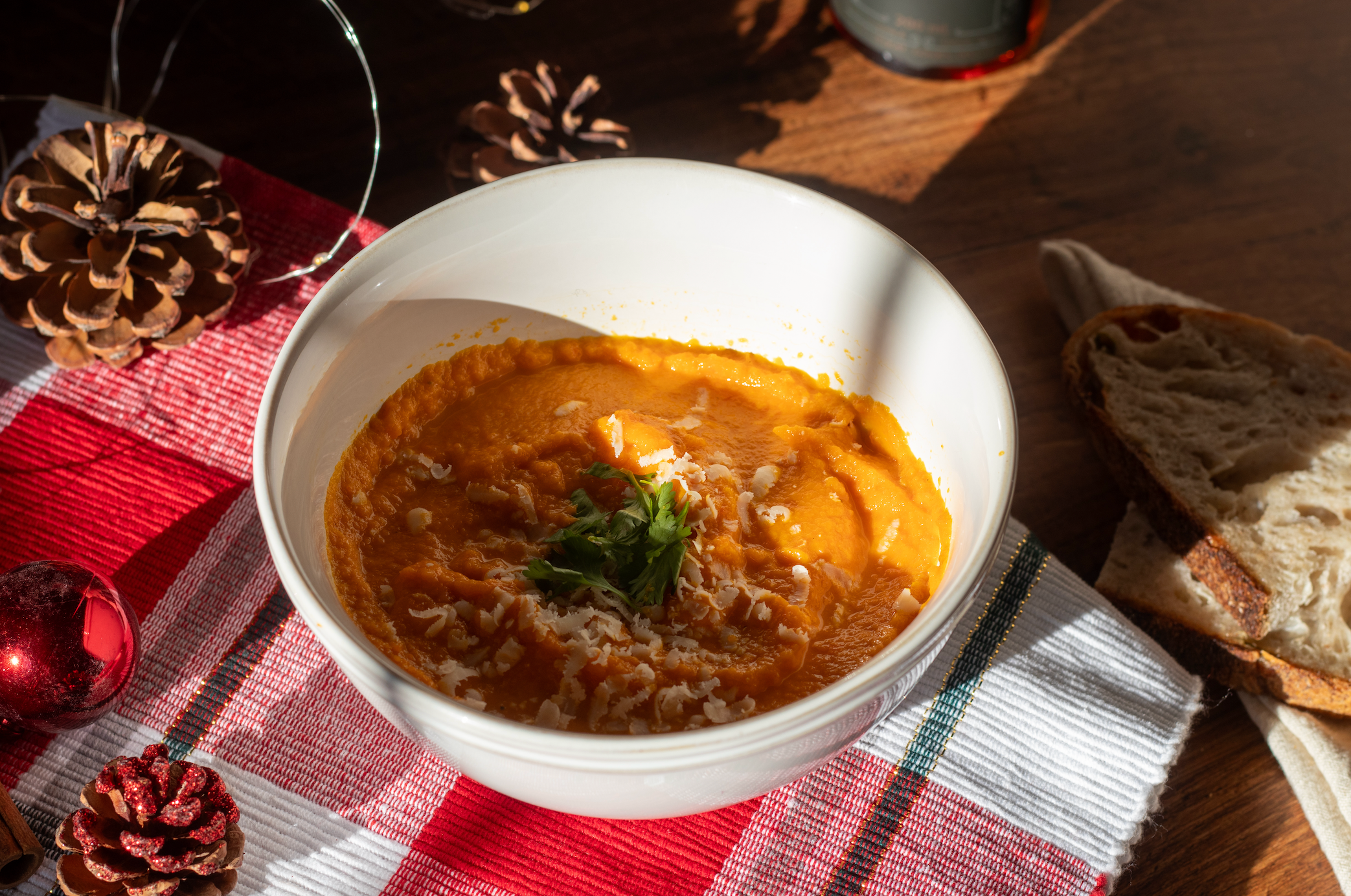 Maple Roasted Carrot Soup